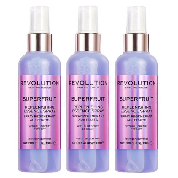 Revolution Skincare Superfruit Essence Spray 100ml – Venta al por Mayor (36 Unidades)